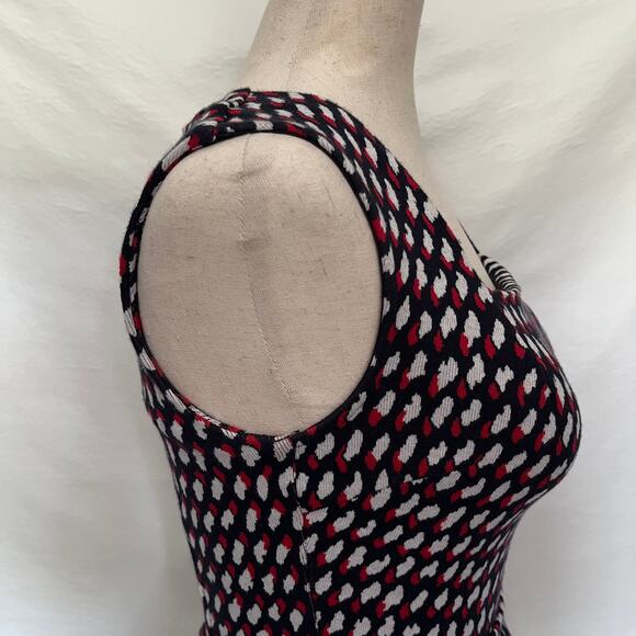 Eri Ali Effie Peplum Knit Womens Top Sz XS Retro Mod Cottagecore Anthropologie - Picture 10 of 14